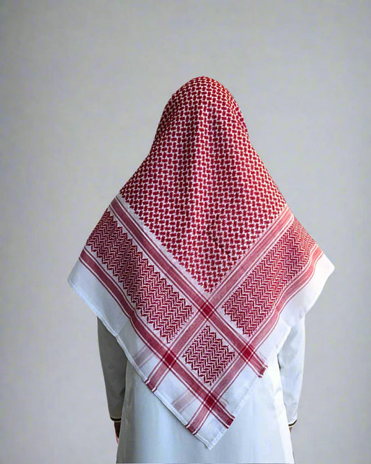 Classic Red Saudi Shemagh