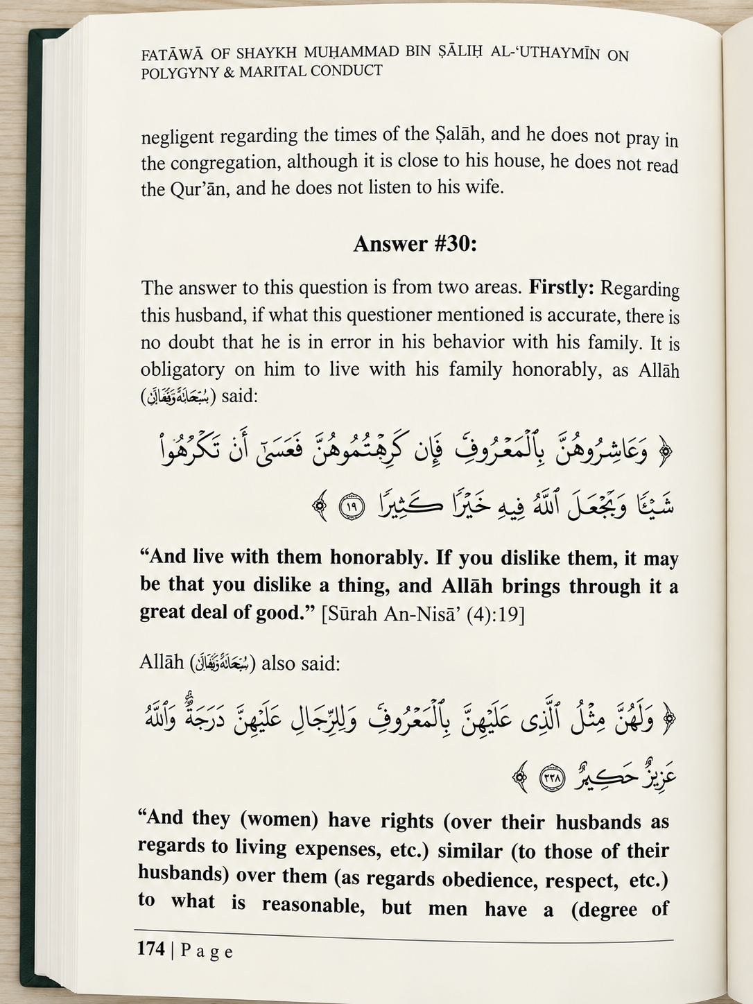 Collection of Treatises & Fatawa on Fiqh of Polygyny, Marital Conduct & Fair Treatment in Polygyny