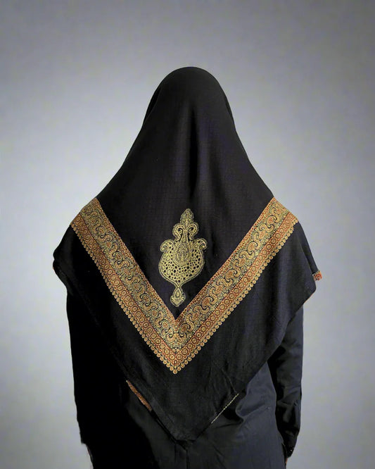 Royal Black Yemeni Shemagh